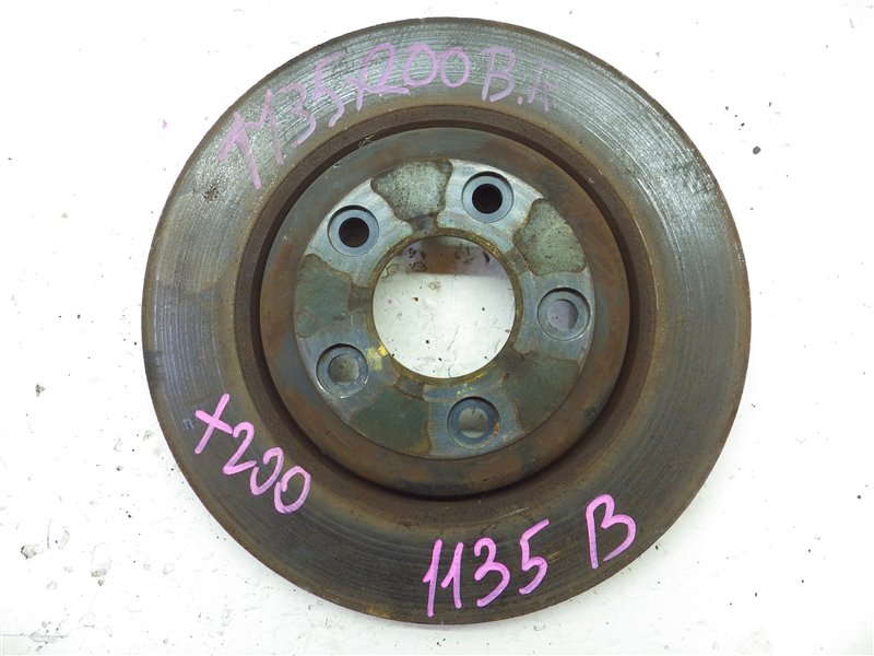 Запчасть тормозной диск задний JAGUAR S-TYPE 2003 X200 AJ25 XR827087 контрактная Тормозной диск задний JAGUAR S-TYPE 2003 X200 AJ25 XR827087 контрактная