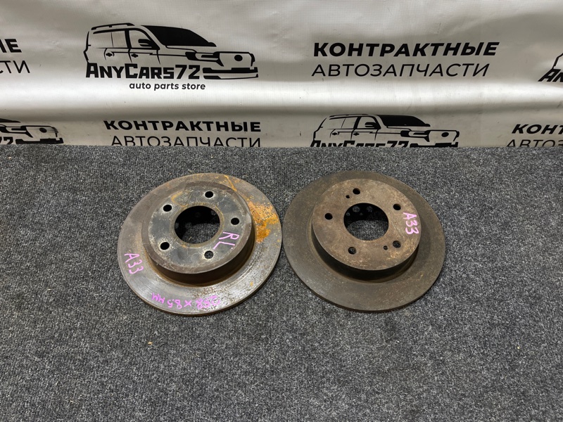 Тормозной диск задний Nissan Cefiro 1999 A33 VQ20DE контрактная