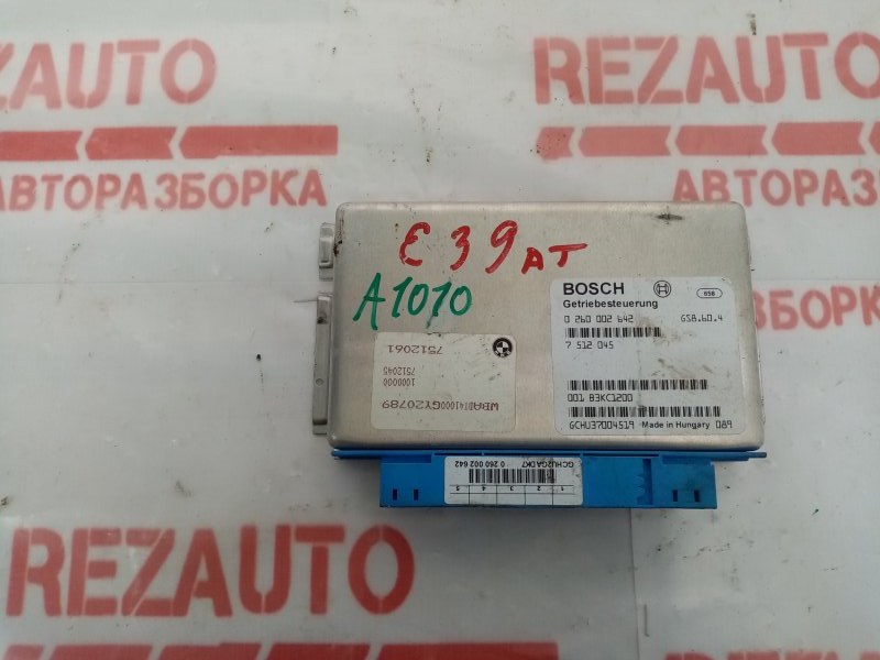 Запчасть блок управления акпп BMW 5-Series E39 0260002642 Б/У Блок управления АКПП BMW 5-Series E39 0260002642 Б/У