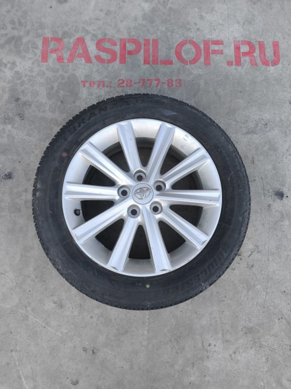 Колесо летнее R17 / 215 / 55 bridgestone Turanza 5x114.3 лит. 45ET