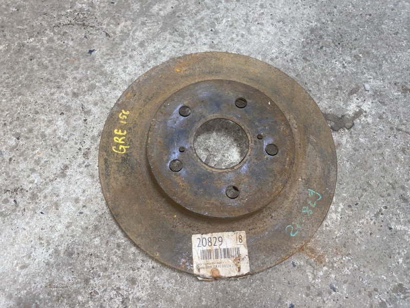 Диск тормозной Toyota Blade GRE156 2GR-FE 2004 задний