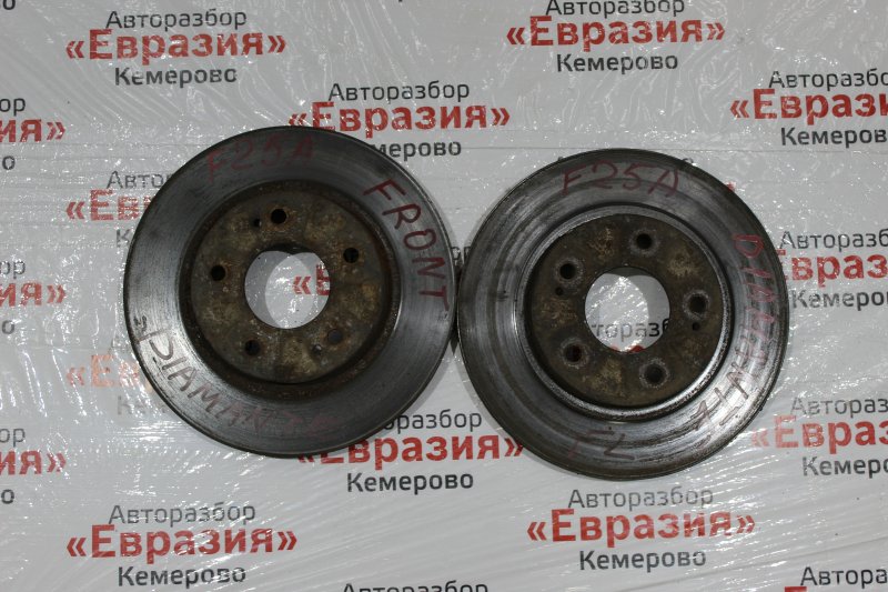 Диск тормозной Mitsubishi Diamante F25A 6G73 1990 передний