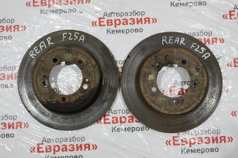 Диск тормозной Mitsubishi Diamante F25A 6G73 1990 задний