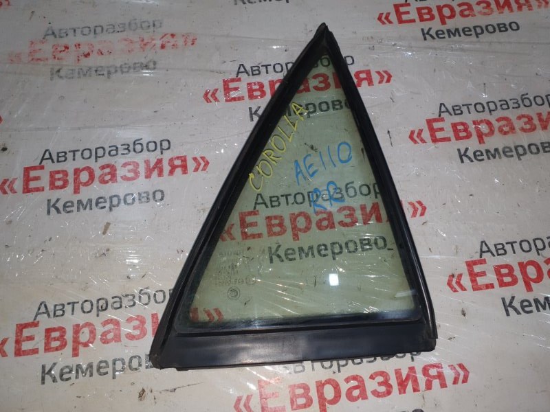 Стекло боковое Toyota Corolla AE110 5AFE 1998 заднее правое