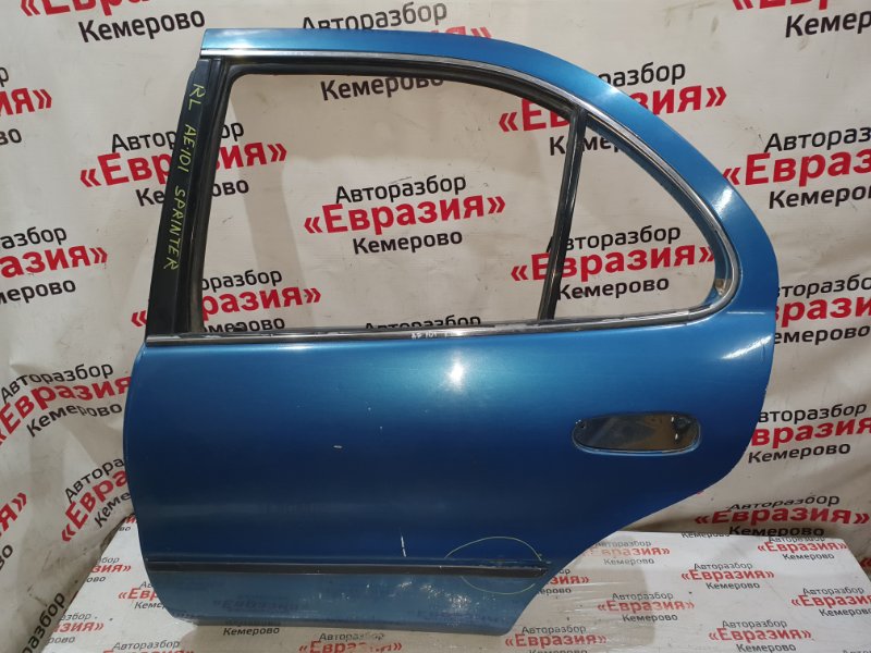 Дверь Toyota Sprinter AE101 4AFE 1992 задняя левая