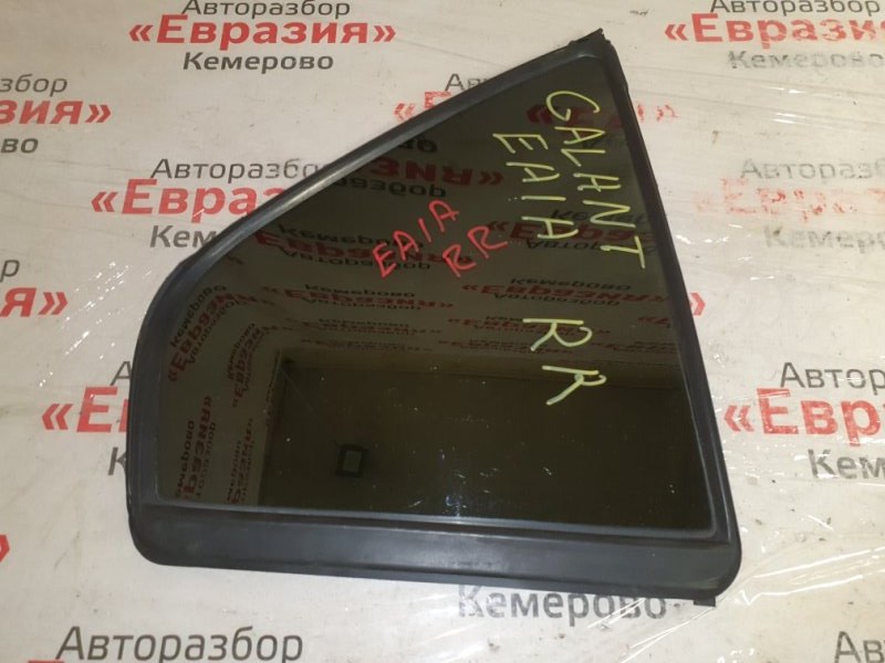 Стекло боковое Mitsubishi Galant EA1A 4G93 1997 заднее правое