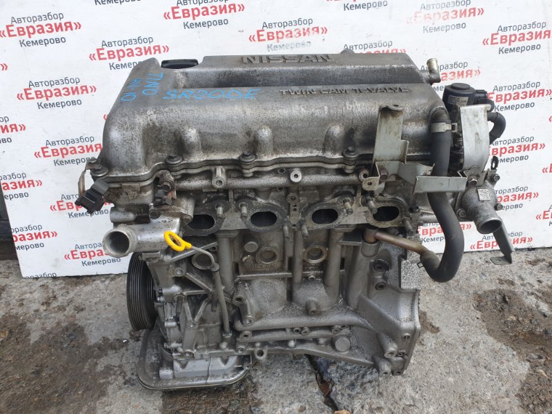 Двигатель Nissan Tino HV10 SR20DE 2000