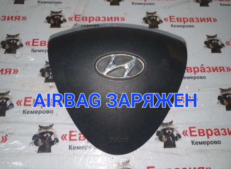Подушка безопасности водителя Hyundai I30 FD G4FC 2010 (б/у)