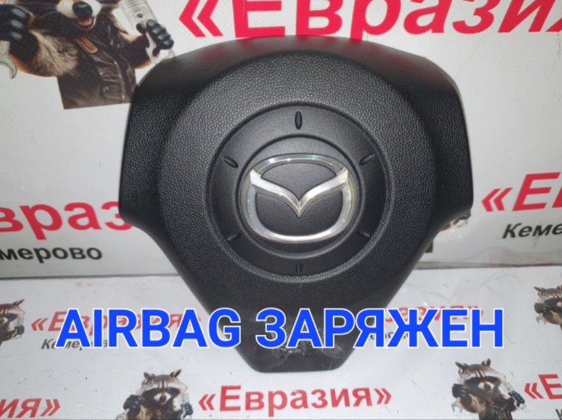 Подушка безопасности водителя Mazda Mazda3 BK Z6 2008 (б/у)