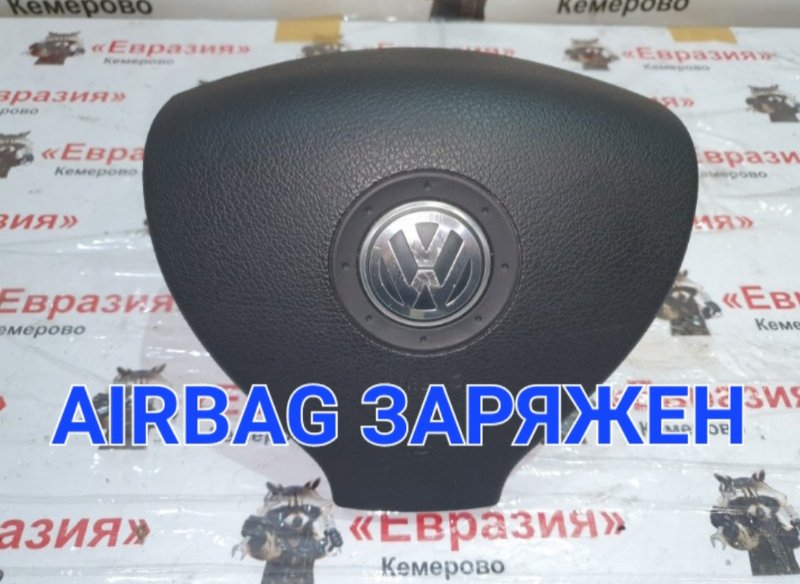Подушка безопасности водителя Volkswagen Passat 3C2 BLR 2010 (б/у)