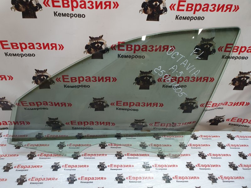 Стекло боковое Skoda Octavia 1Z3 BGU 2012 переднее левое (б/у)