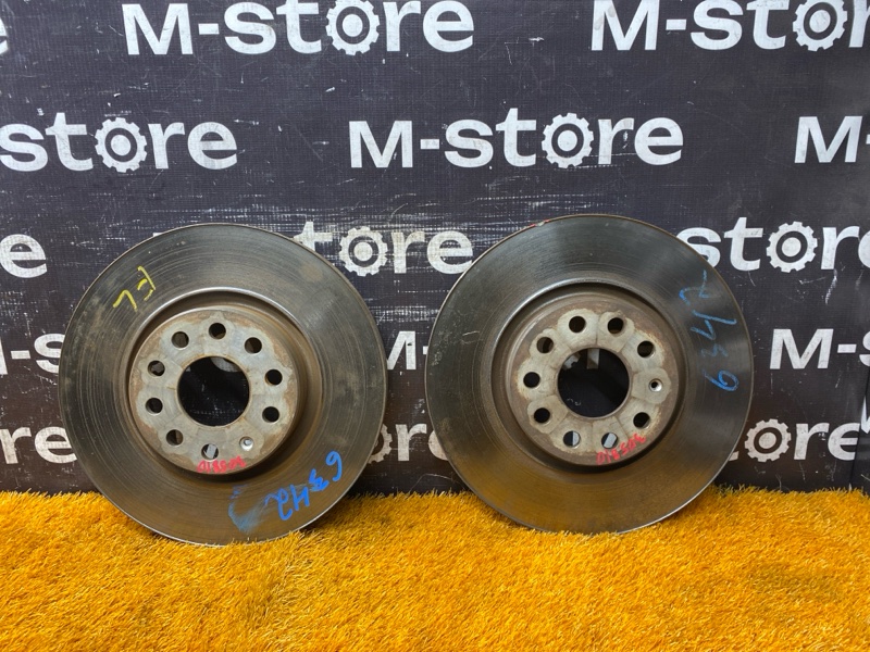 Диск тормозной передний Audi Q3 2013 8U CCZC 1K0615301AA контрактная