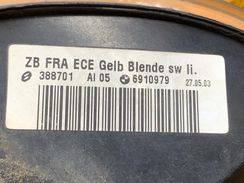 Поворотник ( Габарит) передний левый 3-Series 2003 E46 N42B20A
