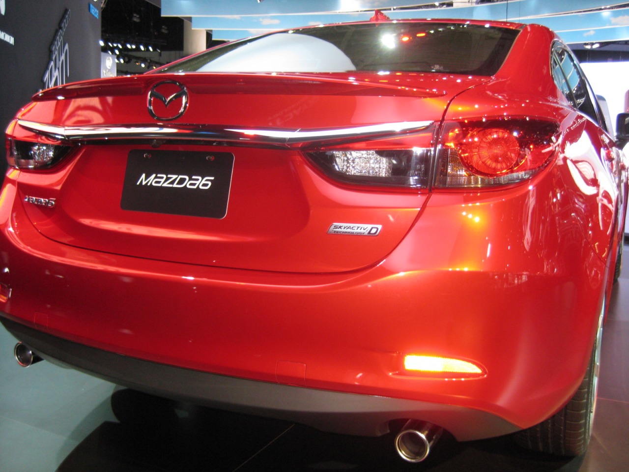 Спойлер Mazda Mazda6 GJ 2013 Спойлер Mazda Mazda6 GJ 2013
