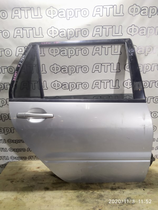 Дверь боковая Mitsubishi Lancer Cedia CS5W 4G93 задняя правая