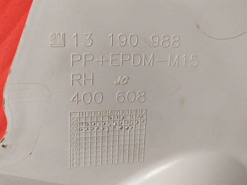 Накладка салона задняя Astra GTC 2006 H Z18XER