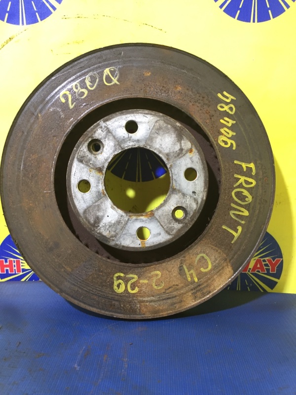 ДИСК ТОРМОЗНОЙ передний CITROEN C4 2004-2008 LC RFJ E169142 контрактная