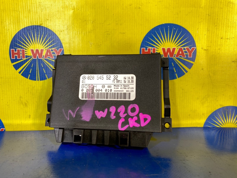 БЛОК УПРАВЛЕНИЯ ПАРКТРОНИКАМИ S500 1998-2002 W220 113.960 БЛОК УПРАВЛЕНИЯ ПАРКТРОНИКАМИ S500 1998-2002 W220 113.960