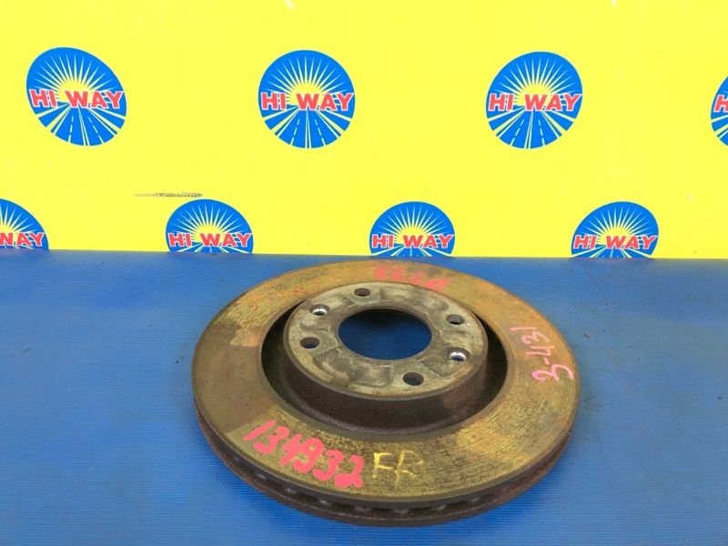 ДИСК ТОРМОЗНОЙ передний PEUGEOT 1007 2006 KM NFU 1629058880 контрактная