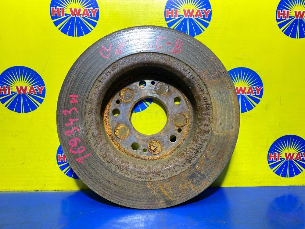 ДИСК ТОРМОЗНОЙ задний HONDA ACCORD CU2 K24A ДИСК ТОРМОЗНОЙ задний HONDA ACCORD CU2 K24A