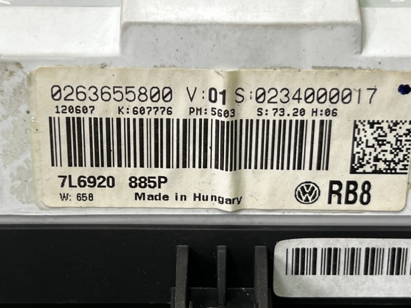Панель приборов TOUAREG 2007 7L BAR