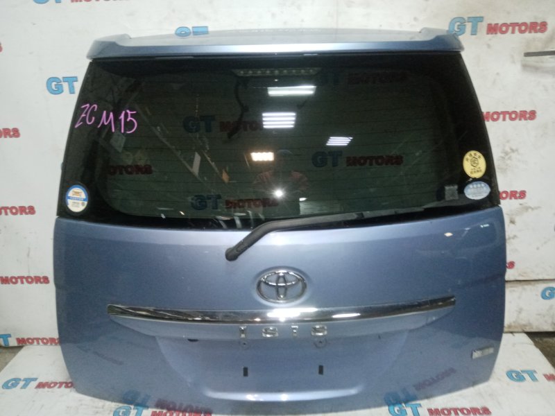Дверь задняя багажника Toyota Isis ZGM15G 2ZR-FE 2009 задняя