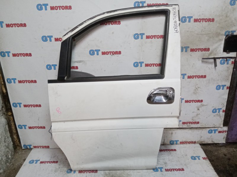 Дверь боковая Mitsubishi Delica PC4W 4G64 2001 передняя левая