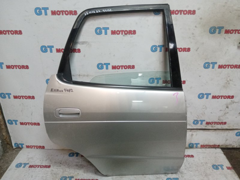 Дверь боковая Toyota Corolla Spacio AE111N 4A-FE 2000 задняя правая