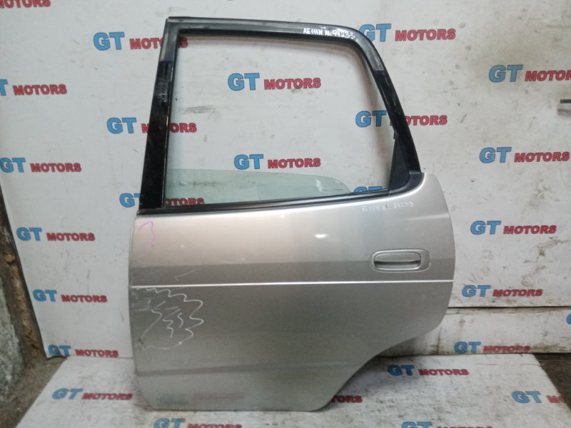 Дверь боковая Toyota Corolla Spacio AE111N 4A-FE 2000 задняя левая