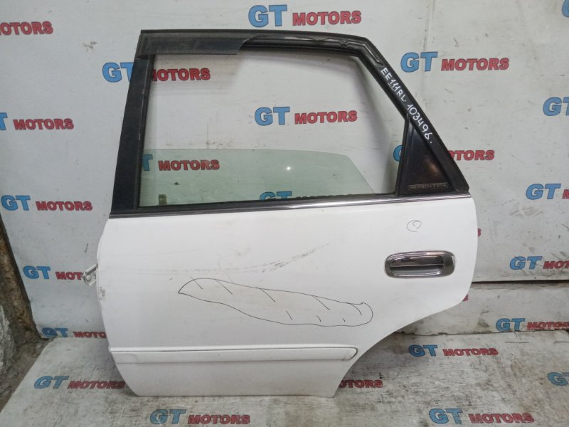 Дверь боковая Toyota Sprinter EE111 4E-FE 2000 задняя левая