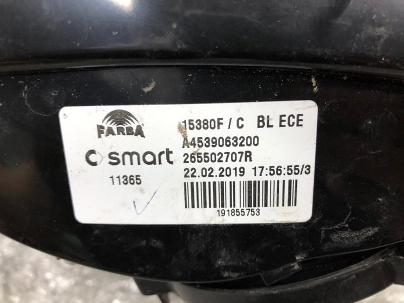 Фонарь задний правый Fortwo W453