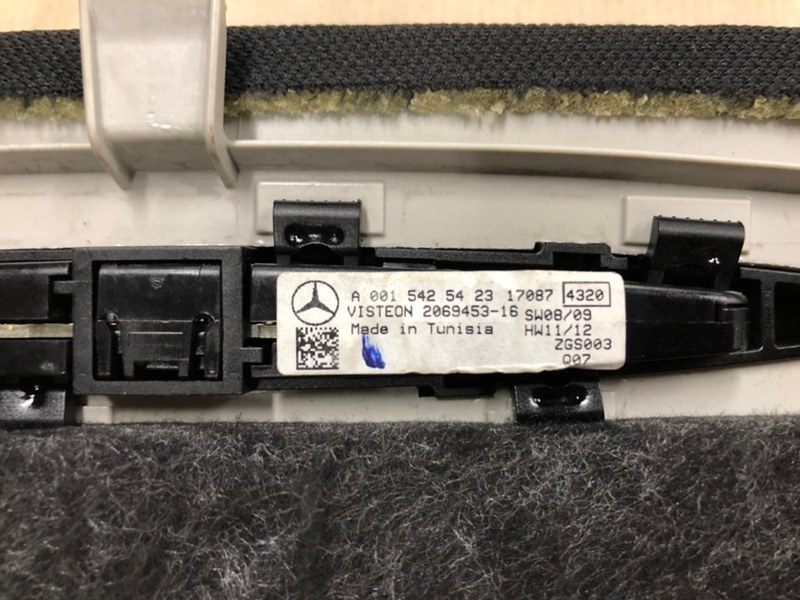 Дисплей парктроника Mercedes-Benz c-class W205