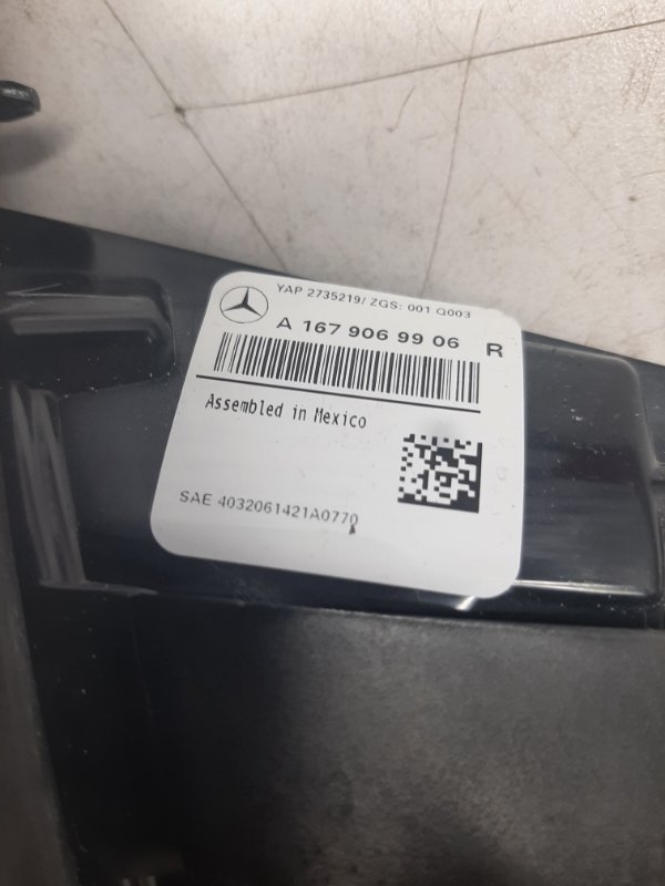 Фонарь в крышку багажника задний правый Mercedes-Benz GLE W167