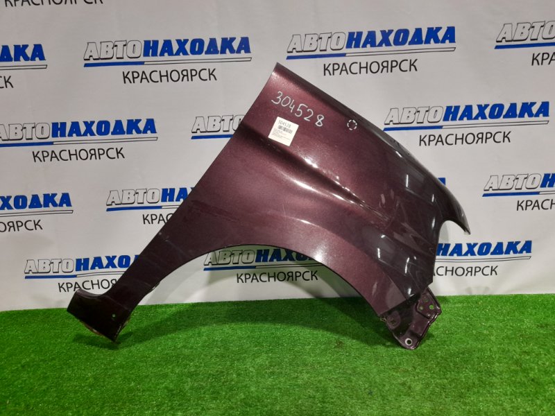 Крыло Daihatsu Tanto L375S KF 2007 переднее правое переднее правое, фиолетовое, вмятинка, царапина Крыло Daihatsu Tanto L375S KF 2007 переднее правое переднее правое, фиолетовое, вмятинка, царапина