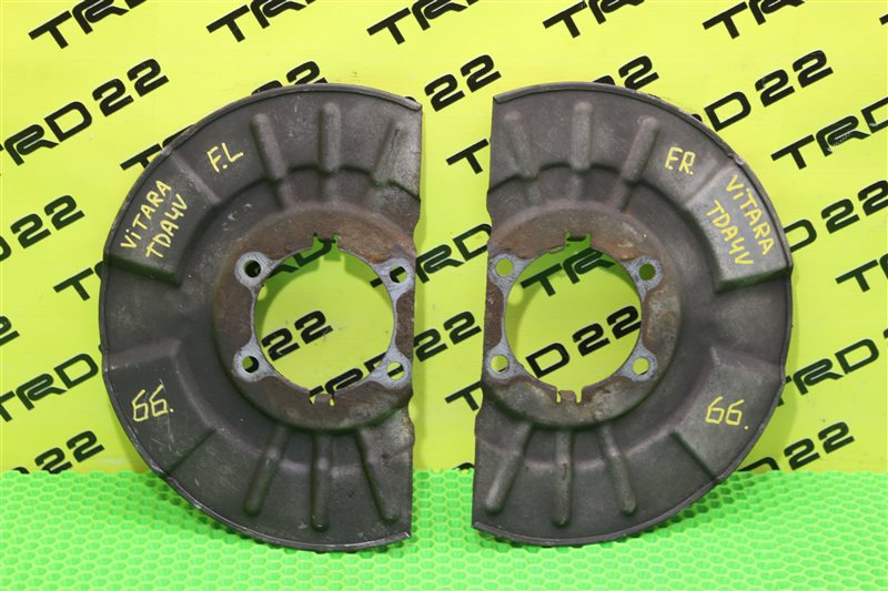 Щиток тормозного диска передний Suzuki Grand Vitara 2005-2015 TDA4W J24B 55221-65J01 контрактная