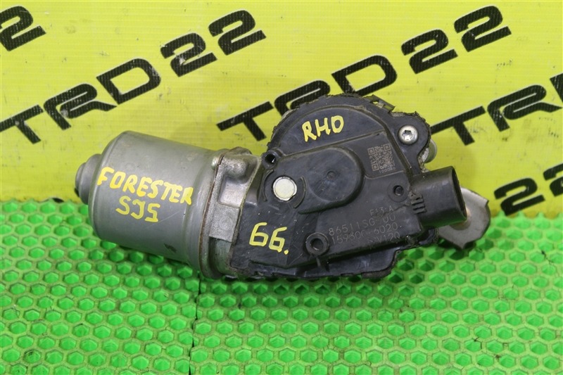 Мотор стеклоочистителя передний Subaru Forester SJ5 EJ20 86510SG000 контрактная