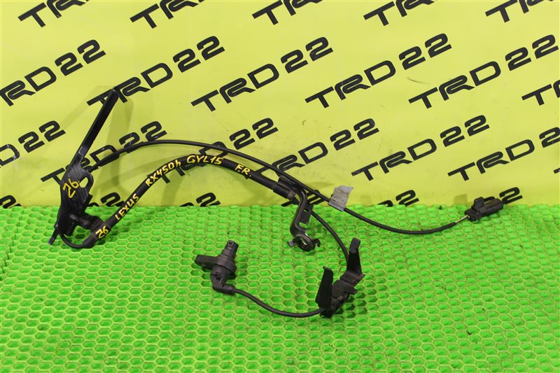 Датчик abs передний правый Lexus RX450h 2012 GYL15 2GR-FE 89542-48050 контрактная