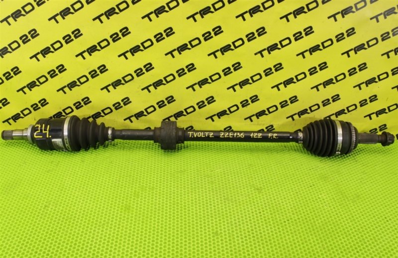 Привод передний правый Toyota Voltz 2004 ZZE136 1ZZ-FE 43410-02320 контрактная