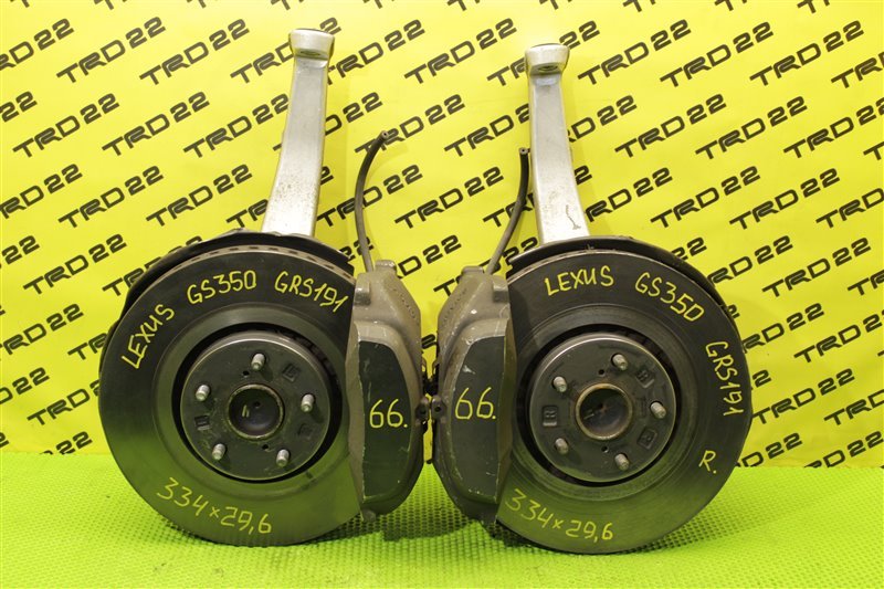 Суппорт тормозной передний Lexus GS350 2010 GRS196 2GR-FSE 47750-22460 контрактная