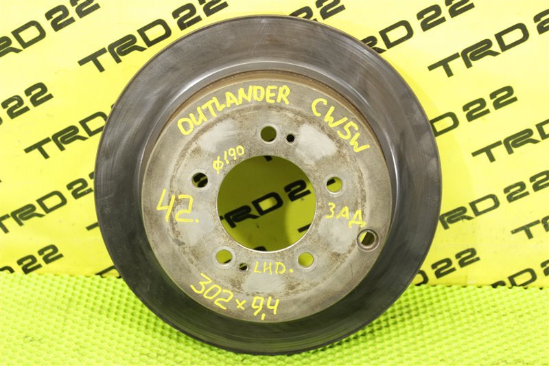 Диск тормозной задний Outlander 2009 CW5W 4B12