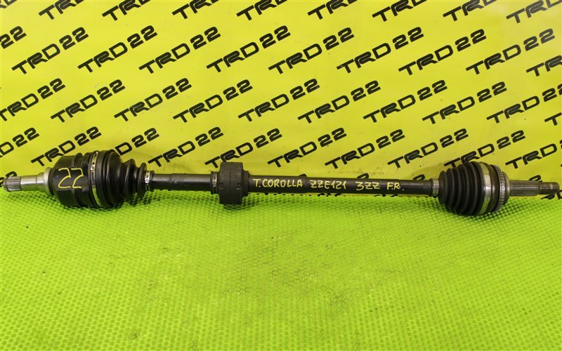 Запчасть привод передний правый Toyota Corolla 2004 ZZE121 3ZZ-FE 43410-02240 контрактная Привод передний правый Toyota Corolla 2004 ZZE121 3ZZ-FE 43410-02240 контрактная