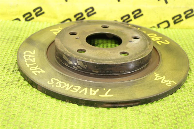 Диск тормозной задний Avensis 2014 ZRT272 3ZR-FE