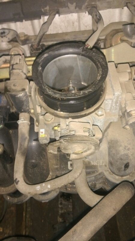 Заслонка дроссельная Honda Civic Ferio ES1 D15B 2001 механическая. 16400-PLR-J61