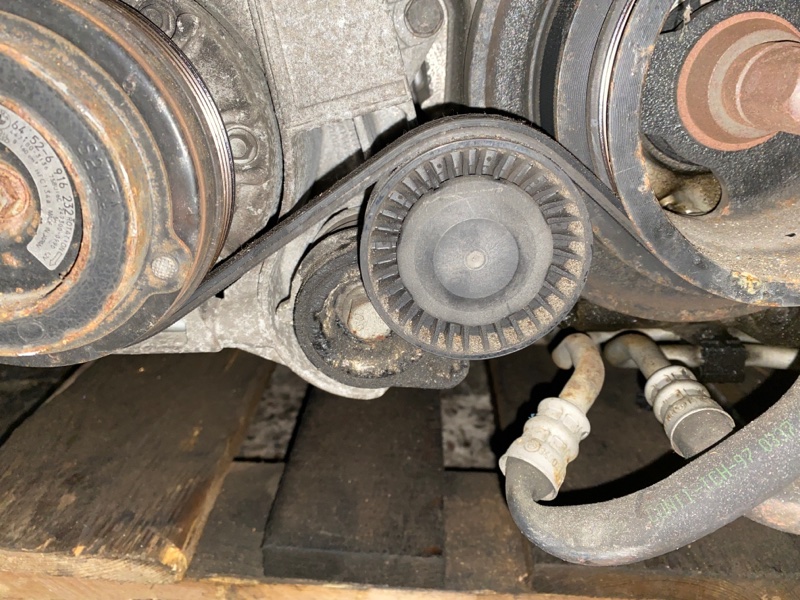 Ролик натяжной Bmw X3 E83 M54B25 07.2006 11287512758. компрессора кондиционера.