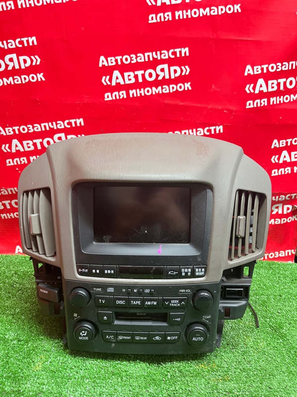 Блок управления климат-контролем Toyota Harrier ACU15W 2AZ-FE 2001.11 86120-48070 / 84010-48011