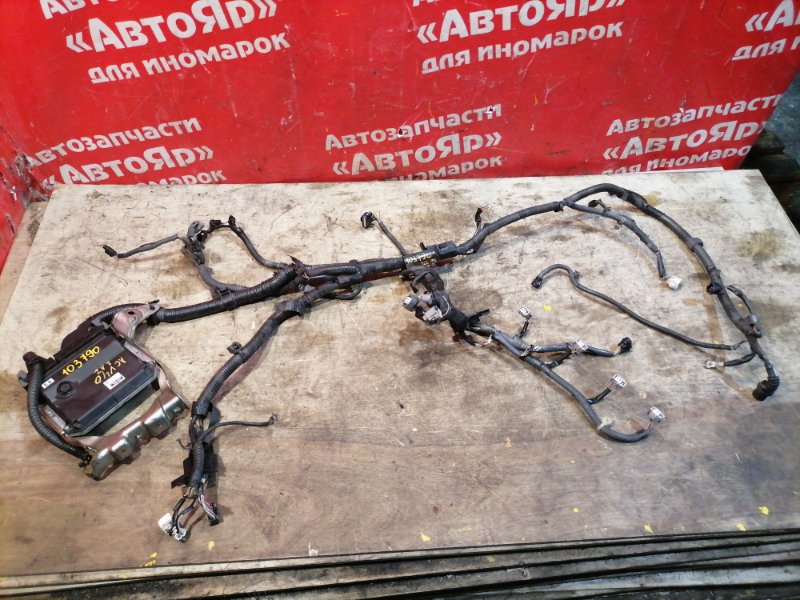 Коса двс Toyota Camry ACV40 2AZ-FE 2007.12 Коса + блок EFi 89661-3T810, обрез после блока EFi.