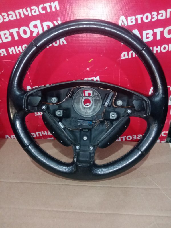Руль Subaru Traviq XM220 Z22SE 2003 Кожа, мультируль, цвет черный, состояние на фото.