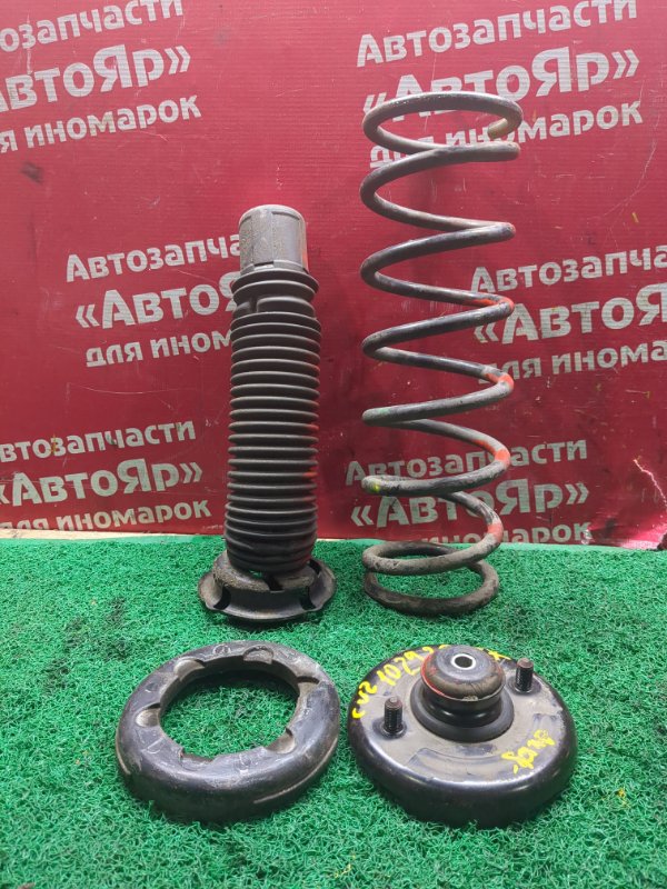 Пружина подвески Honda Accord CU2 K24A 2010 задняя С универсала. Одна шт., пружина, чашка, опора.