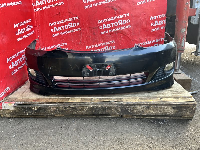 Бампер Toyota Ipsum ACM21W 2AZ-FE 2003 передний Код краски 202. Дефект на фотографиях. 2-я модель!!!