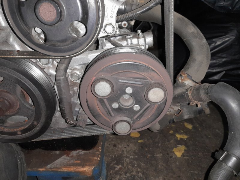 Компрессор кондиционера MAZDA AXELA 2010 BL5FP ZY-VE BBP2-61-450A Б/У